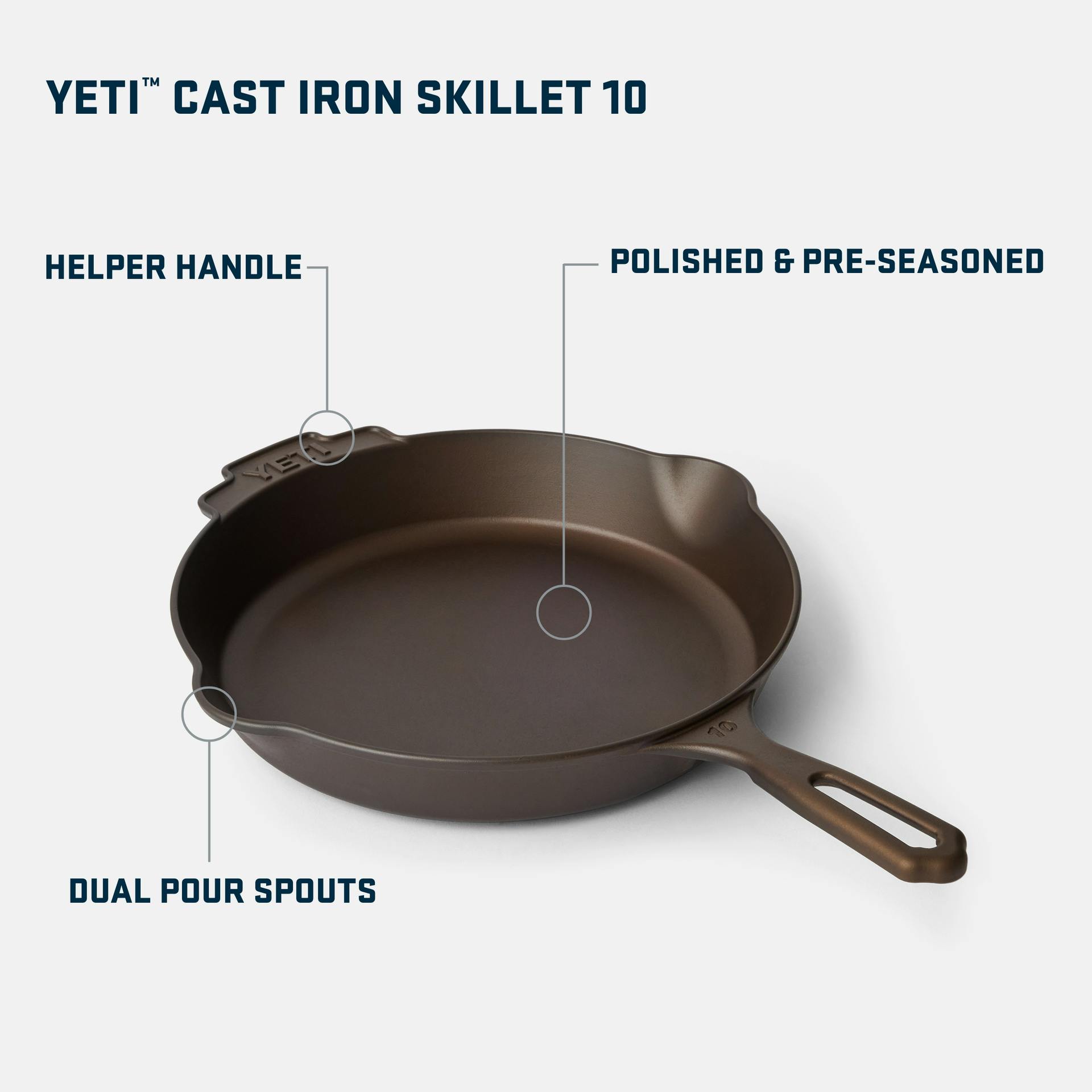 CAST IRON SKILLET 10