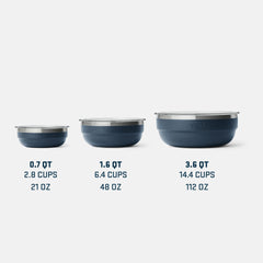 1.6 QT INSULATED LOW BOWL