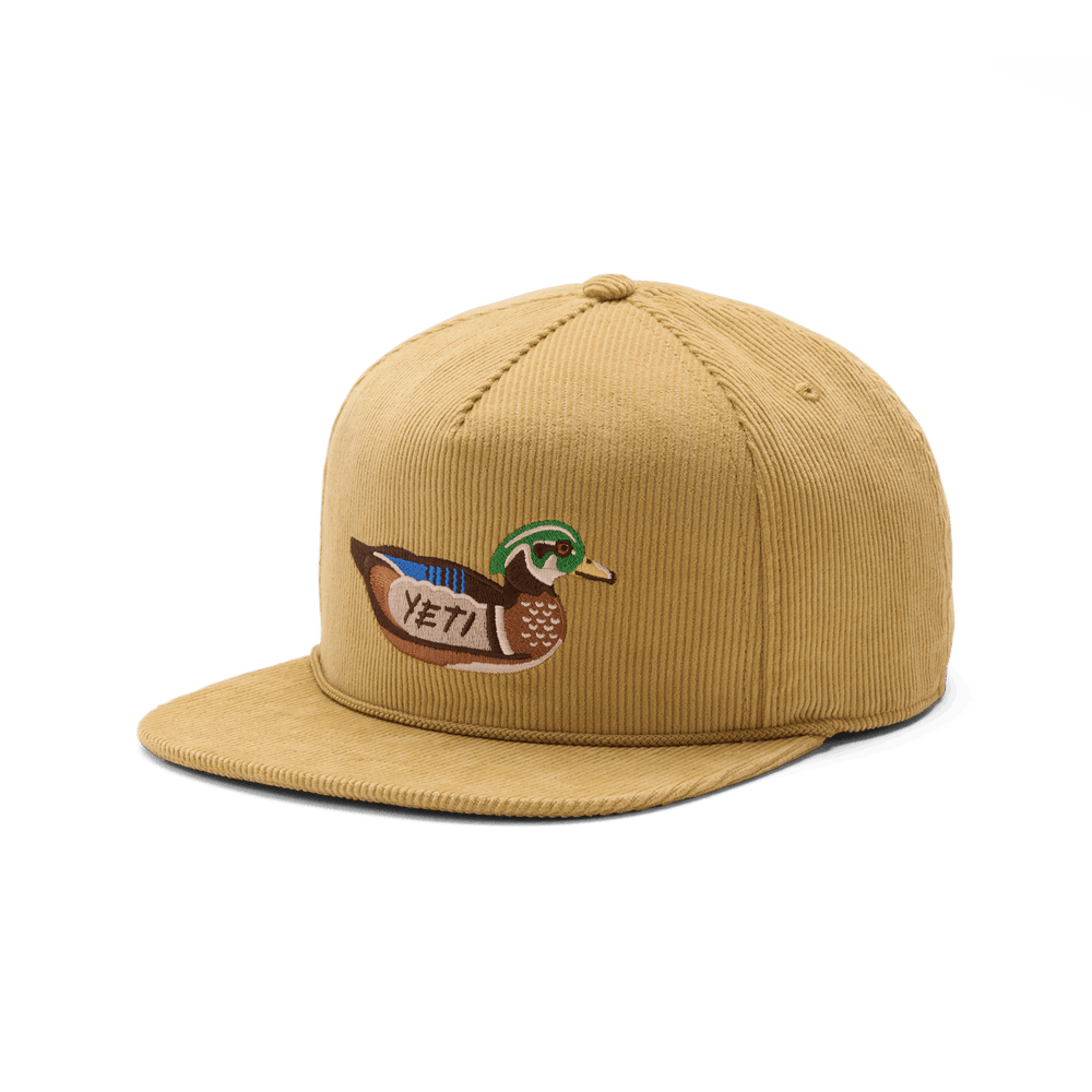 CORDUROY FLAT BRIM ROPE HAT