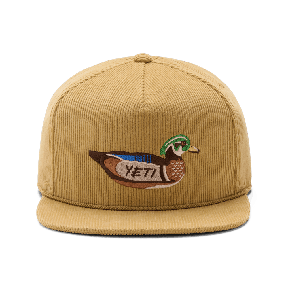 CORDUROY FLAT BRIM ROPE HAT