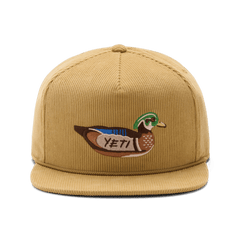 CORDUROY FLAT BRIM ROPE HAT